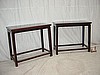 Pair of Elmwood Wine Tables #33