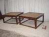 Pair of Large Elmwood Stools #50