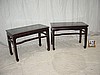 Pair of Elmwood Stools #40