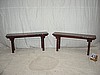 Pair of Elmwood Benches #49